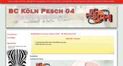 Desktop Screenshot of pesch-basketball.de